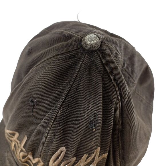 vtg Harley Davidson snap back hat well worn, licensed RKS Products black or grey - Picture 3 of 14